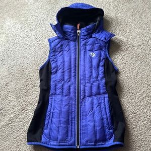 Michael Kors blue puffer vest